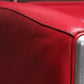 Set of 2 Leolux "Goncharov" Design Armchairs in Ferrari-Red Leather