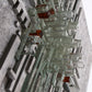 Vintage "Rottura Spaziale" Murano Glas Wandlamp door Akikaze voor Poliarte