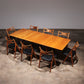 Hans J Wegner Dining Room Set 8 CH29 Sawbuck Chairs & AT 310 Table