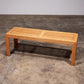 Mid Century Modern Bench, by derk Jan de Vries in wood, Netherlands 1960