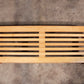 Mid Century Modern Bench, by derk Jan de Vries in wood, Netherlands 1960