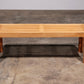 Mid Century Modern Bench, by derk Jan de Vries in wood, Netherlands 1960