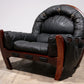 Luciano Frigerio "Rancero" Leather Lounge Chair -