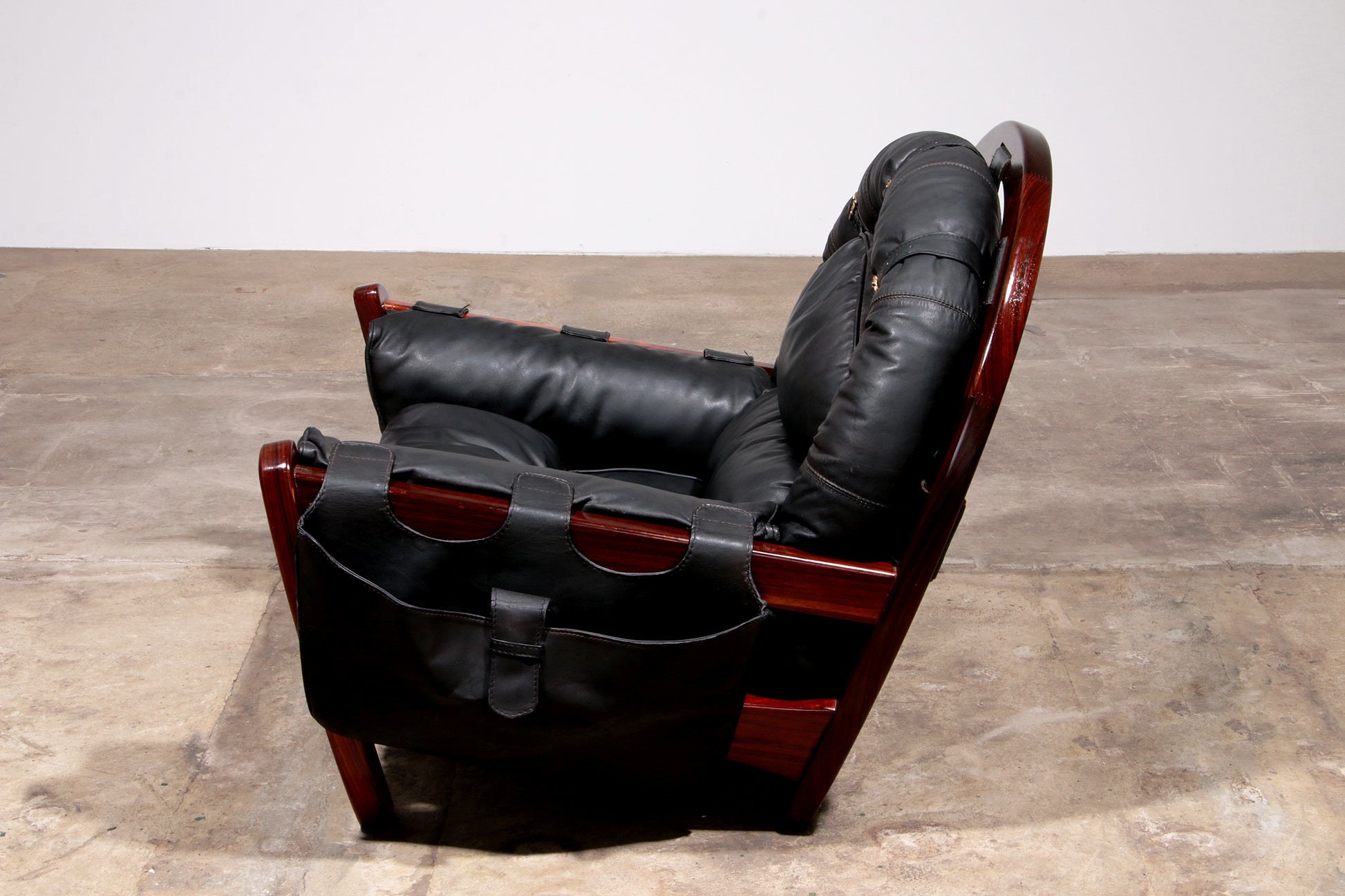 Luciano Frigerio "Rancero" Leather Lounge Chair -