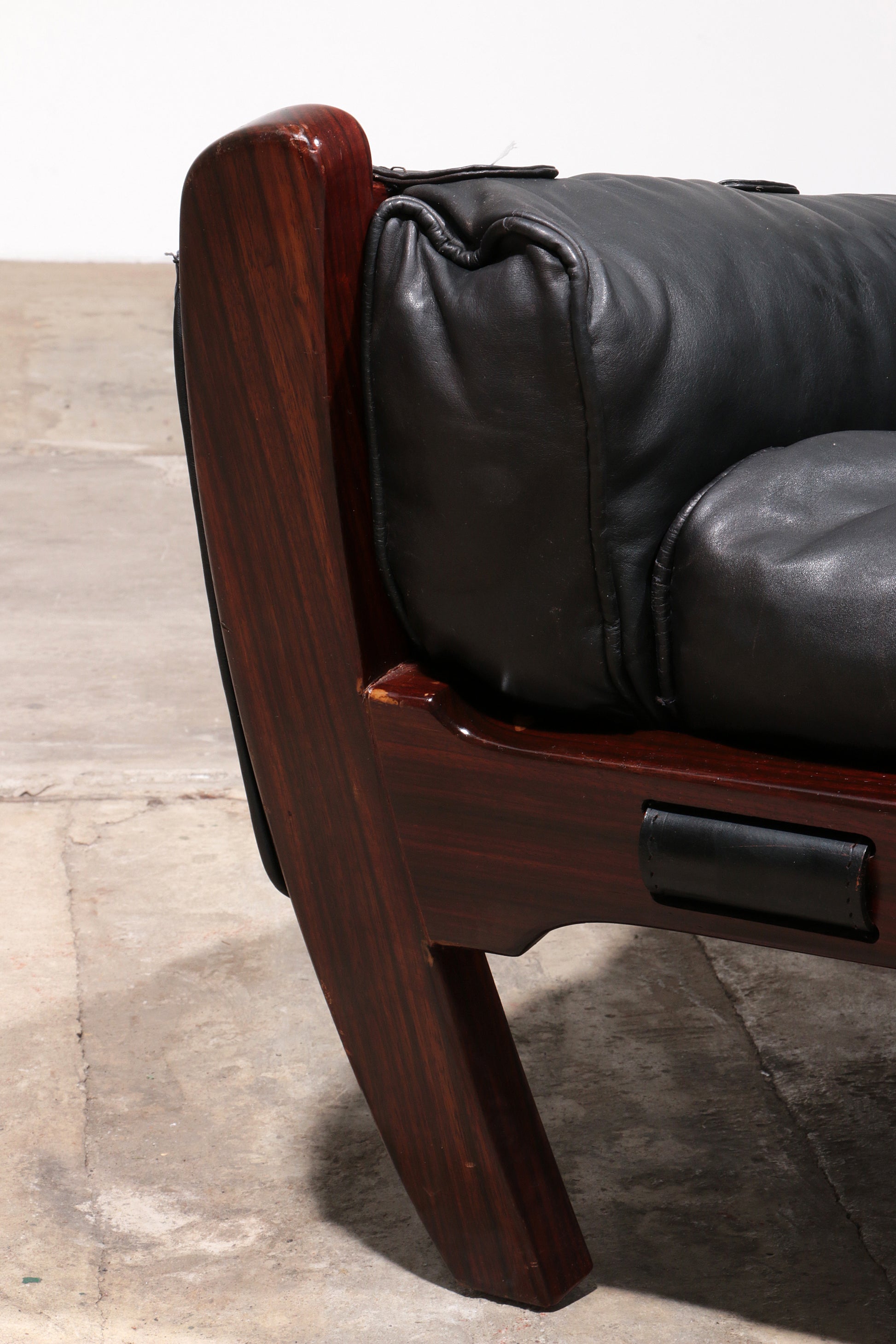 Luciano Frigerio "Rancero" Leather Lounge Chair -