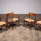 Dining Chairs by Hans Wegner for Carl Hansen & Søn,Denmark 2 CH37 and 2 CH36