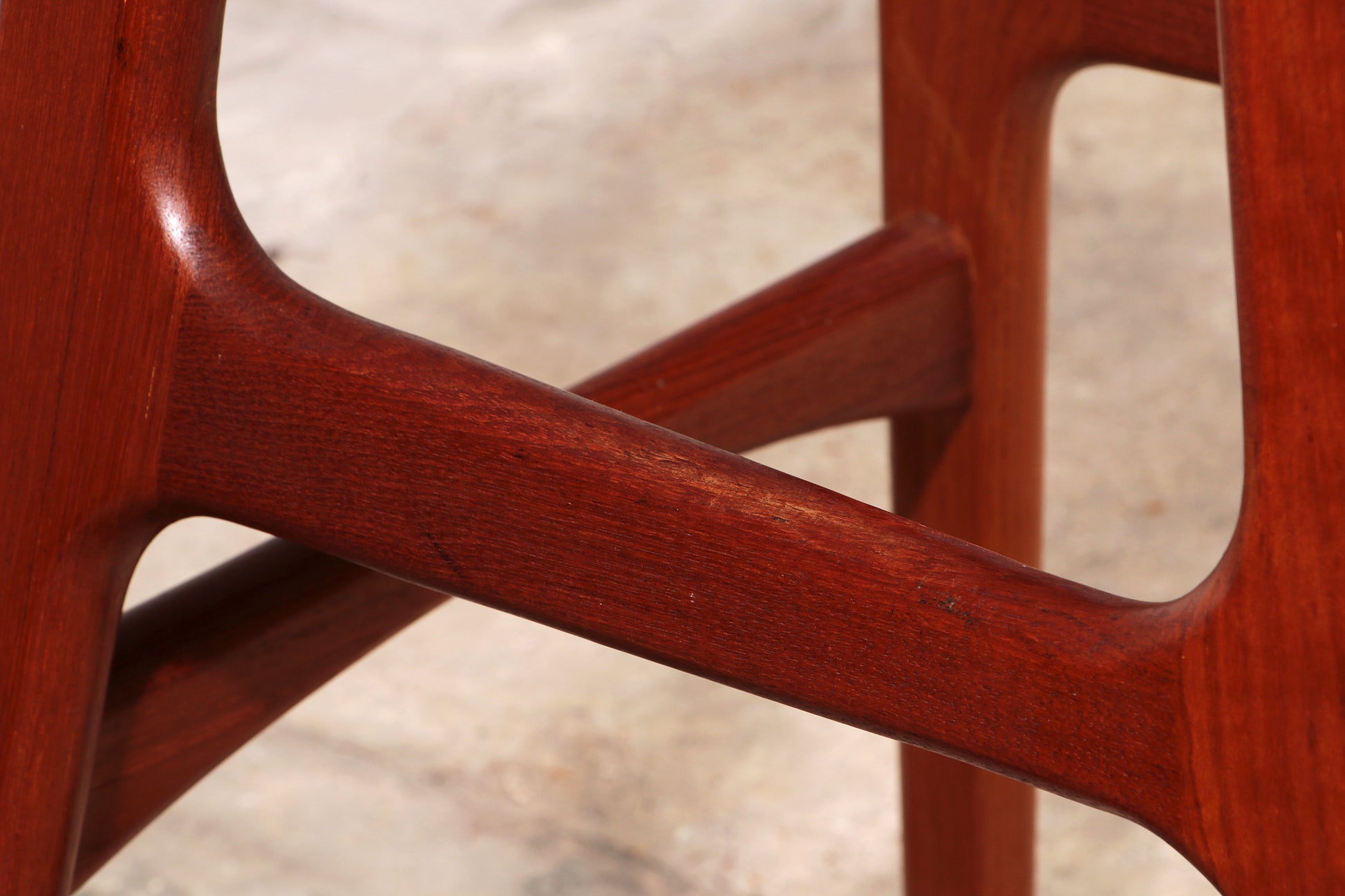 Erik Buch Wooden bar stools 1960 Denmark.