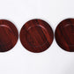 Vintage Danish Plywood Rosewood and Teak Plates from Morsbak, 1960s, Set of 14
