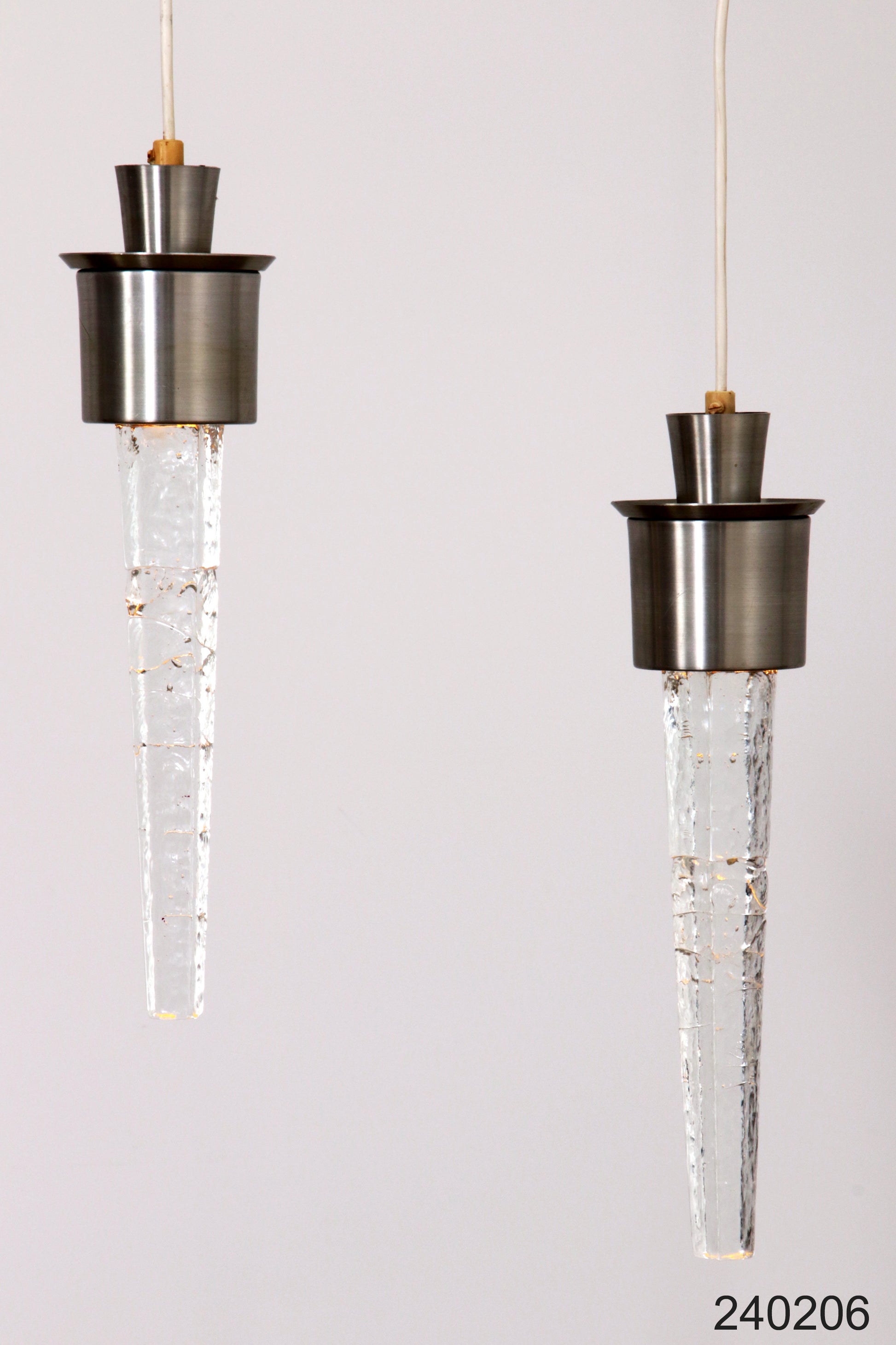 Orrefors "Istapper" Pendant Lamps
