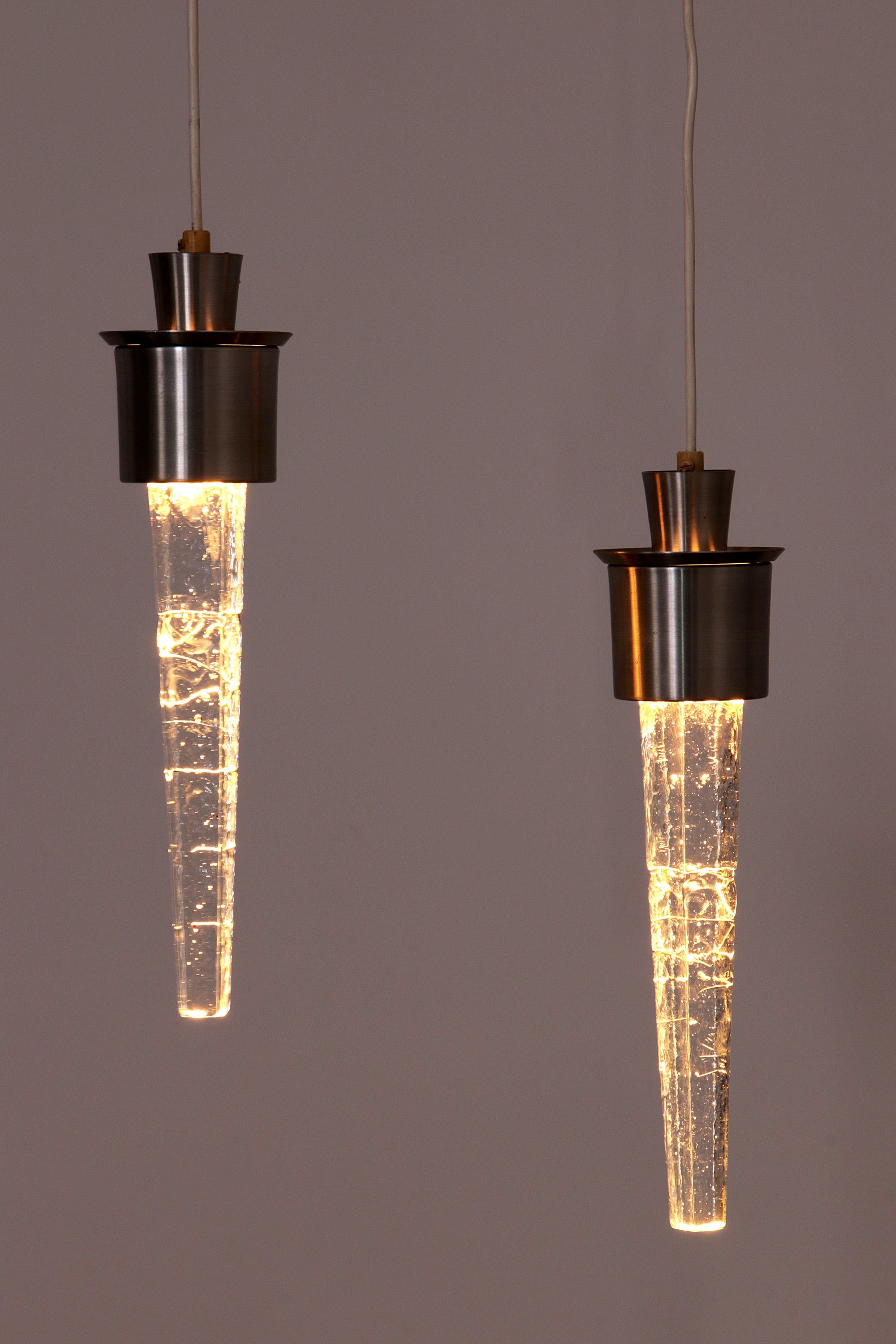 Orrefors "Istapper" Pendant Lamps
