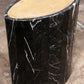 Vintage Oval Black Marble Dining Table, 1970s Italian Design