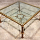  Gilded Iron Coffee Table by Giovanni Banci, Italy 1970
