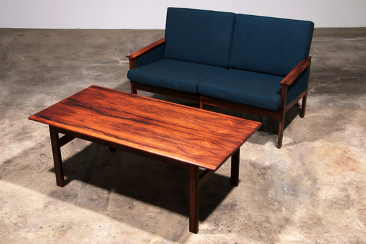 Capella Bench and table by Illum Wikkelsø for Niels Eilersen, 1960s