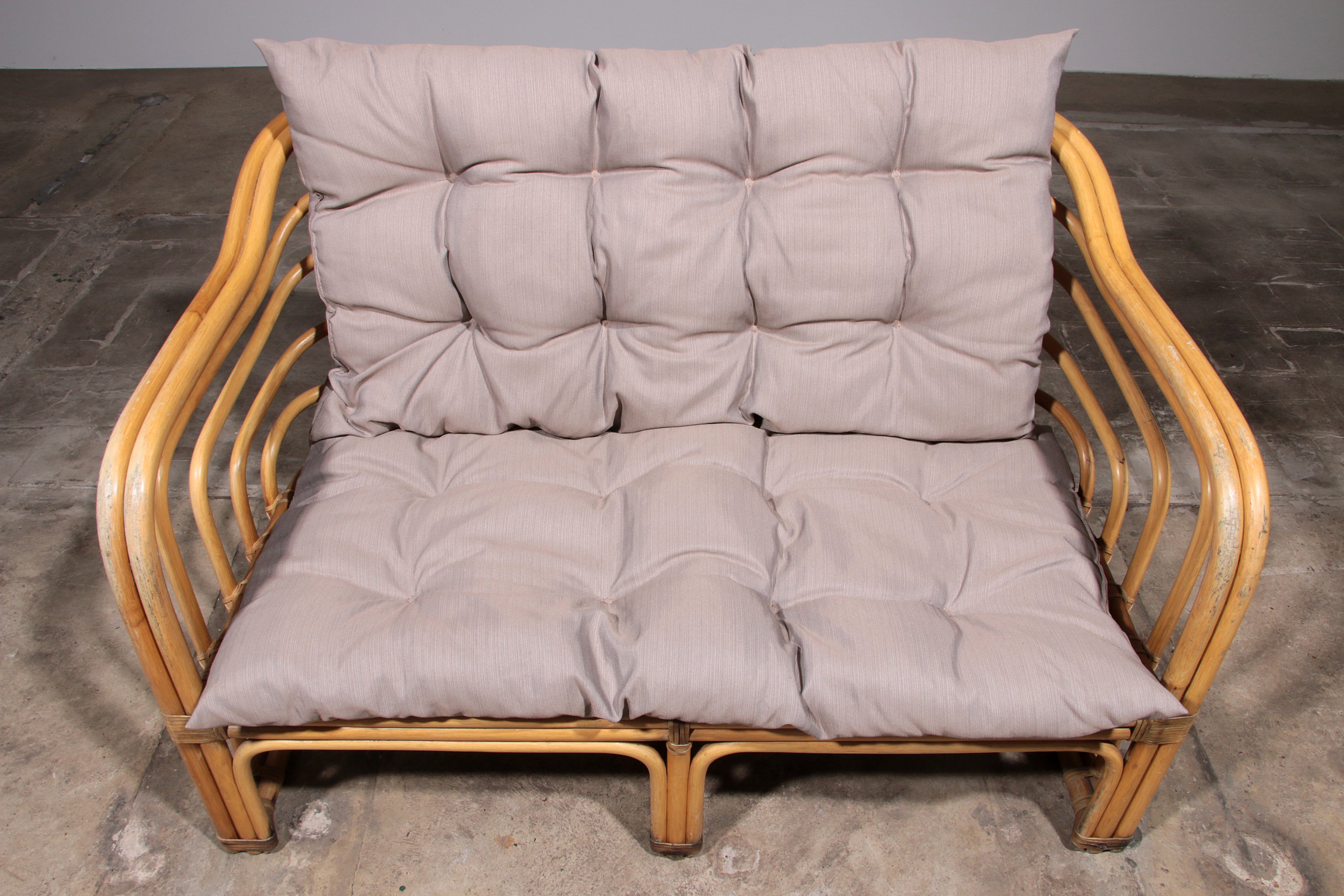 Vintage Bamboo Furniture Set by Jordan Brown,1970