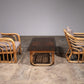 Vintage Bamboo Furniture Set by Jordan Brown,1970