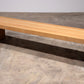 French Design oak bench, beautiful sleek model,1960