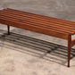 Vintage Bench Walnut by Gio Ponti made by Fratelli Reguitti, 1950s