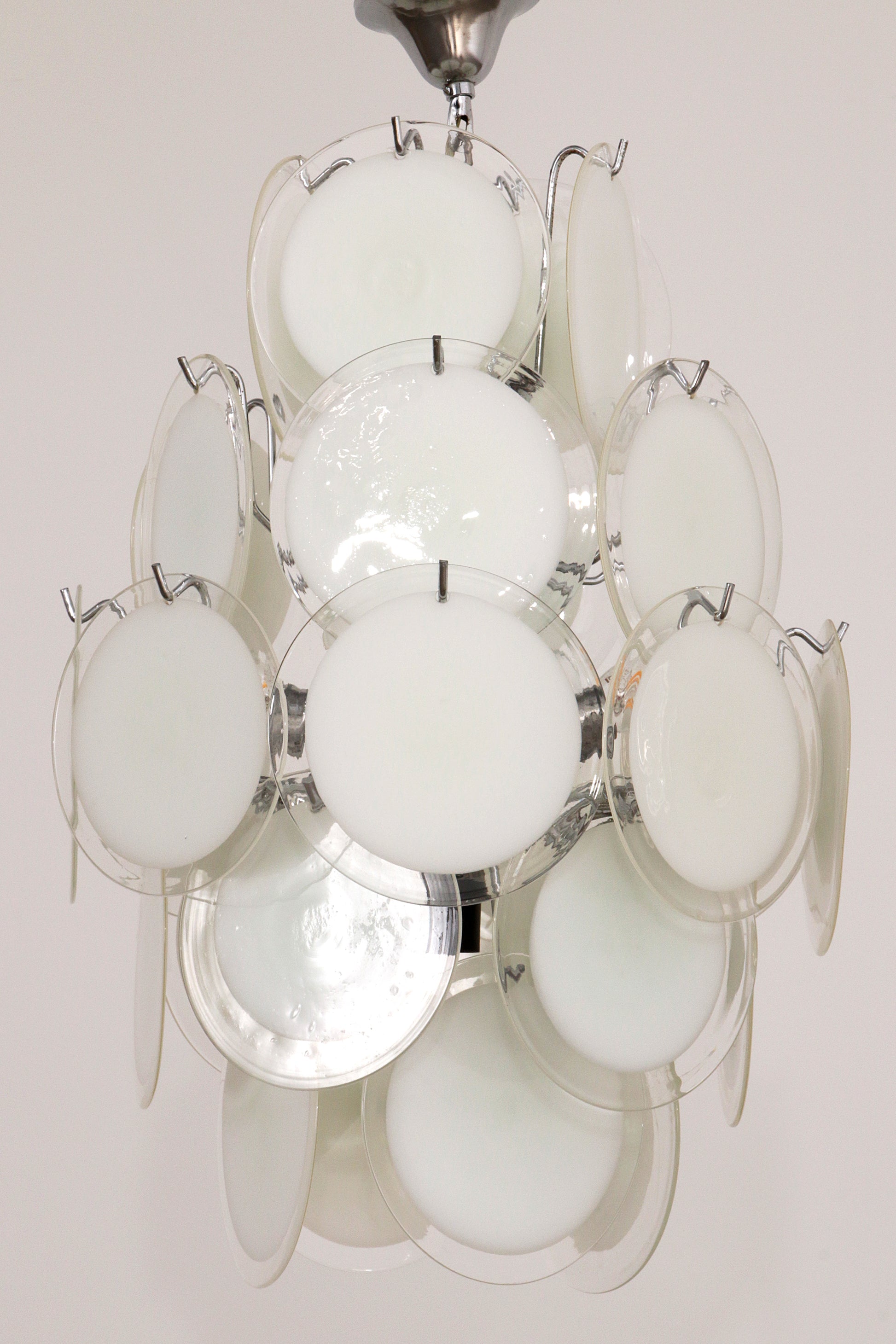 Vintage Italian Murano Glass Chandelier by Vistosi, 1960