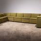 Durlet 9-Piece Modular Sofa in Luxe Green De Ploeg Fabric 1960