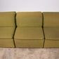 Durlet 9-Piece Modular Sofa in Luxe Green De Ploeg Fabric 1960