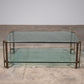 Vintage Glass Coffee Table by Peter Ghyczy, Model T24