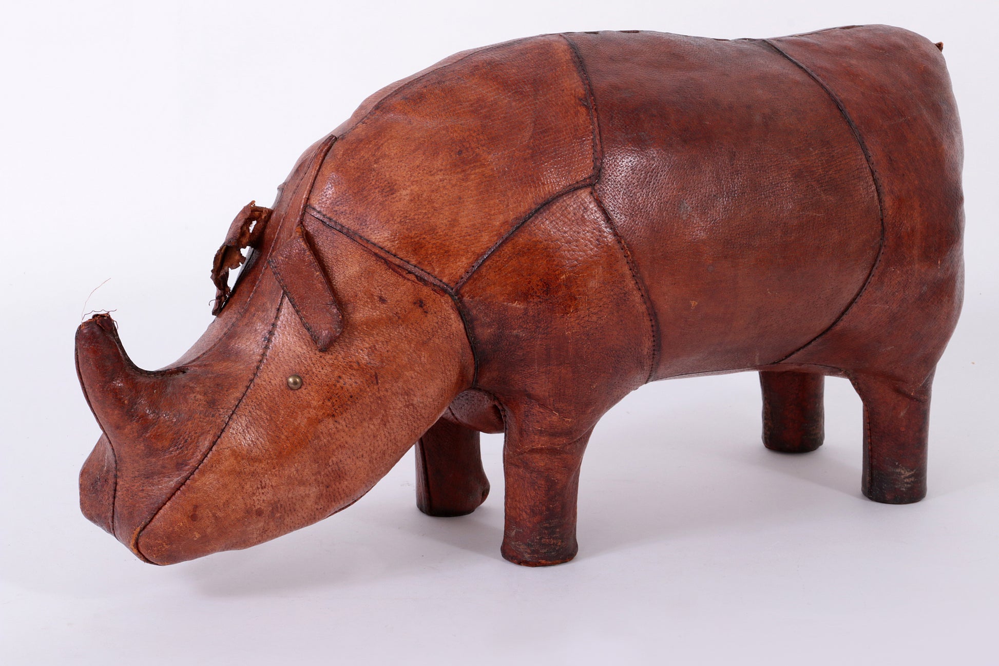 The Rhinoceros Footstool by Dimitri Omersa 1960
