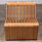 Vintage Beech Plywood Lounge Chair with Bolt Construction
