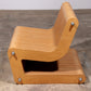 Vintage Beech Plywood Lounge Chair with Bolt Construction
