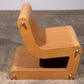 Vintage Beech Plywood Lounge Chair with Bolt Construction
