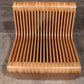 Vintage Beech Plywood Lounge Chair with Bolt Construction
