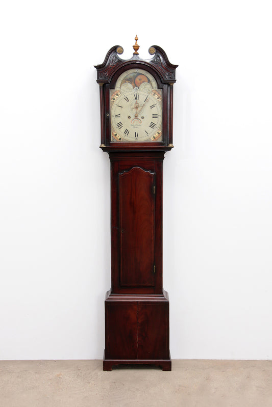 18th Mahogany Longcase Clock Robert Fletcher Chester 1784-1820