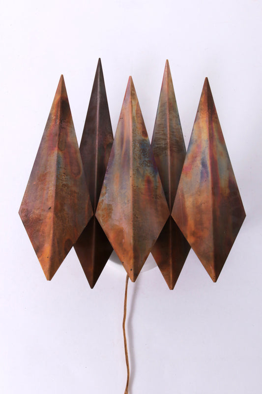 Danish Copper Walllamp from Svend Aage Holm Sorensen 1970