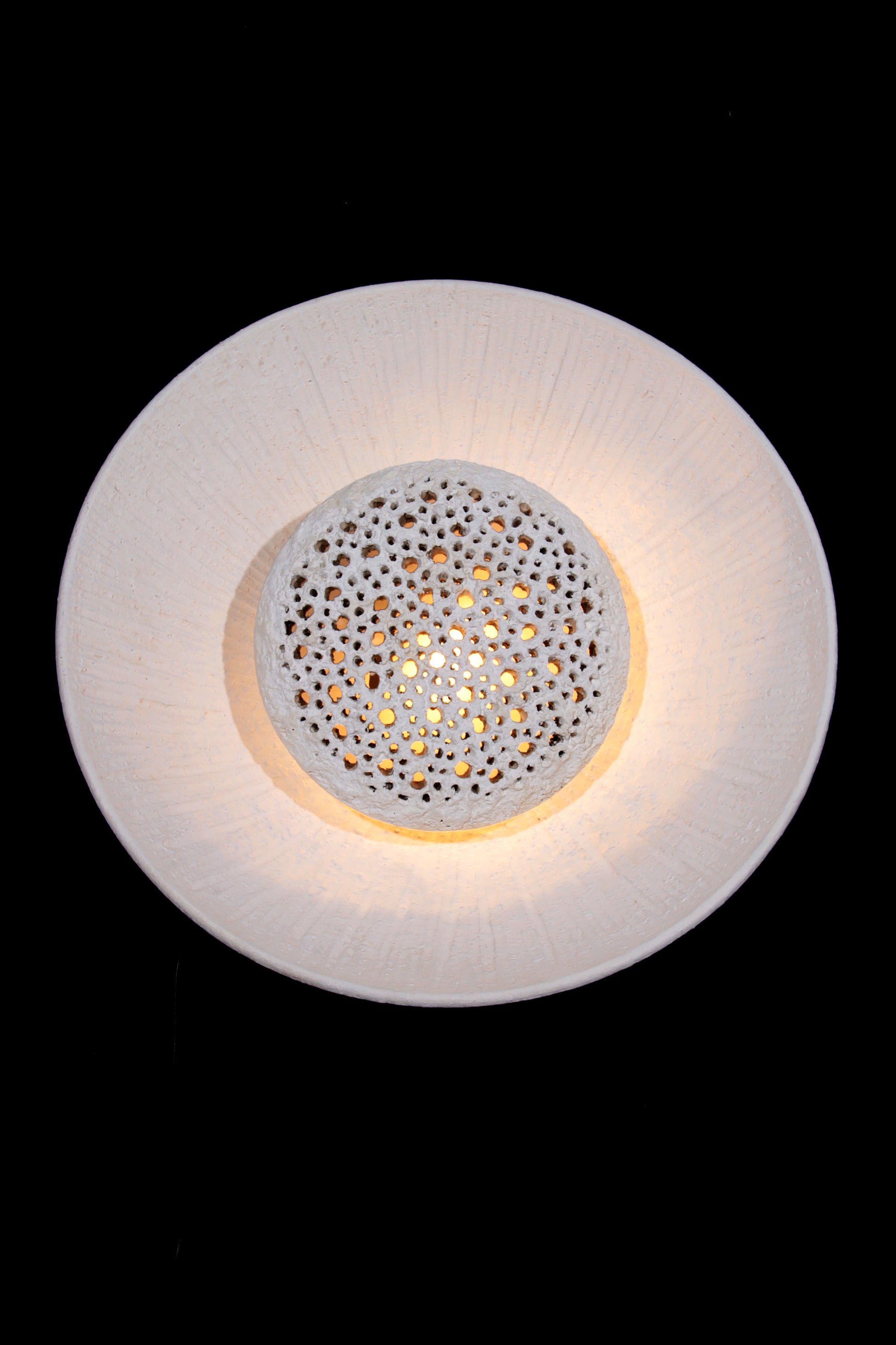 Vintage Stoneware Wall lamp by Sejer Keramik, Denmark 1960