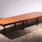 XXXL Mid-Century Teak Conference Board table from Volvo Stockholm 1960 from NK Inredning Stockhlom