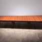 XXXL Mid-Century Teak Conference Board table from Volvo Stockholm 1960 from NK Inredning Stockhlom