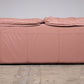 Vintage Italian Lounge Set – 4-Piece Rose Pink Leather (1970s)
