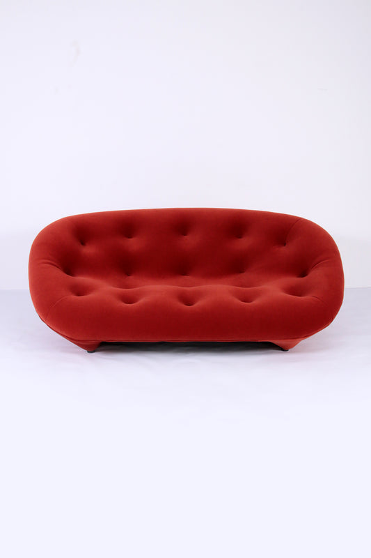 Ligne Roset in Rusty Orange Velvet model Ploum France