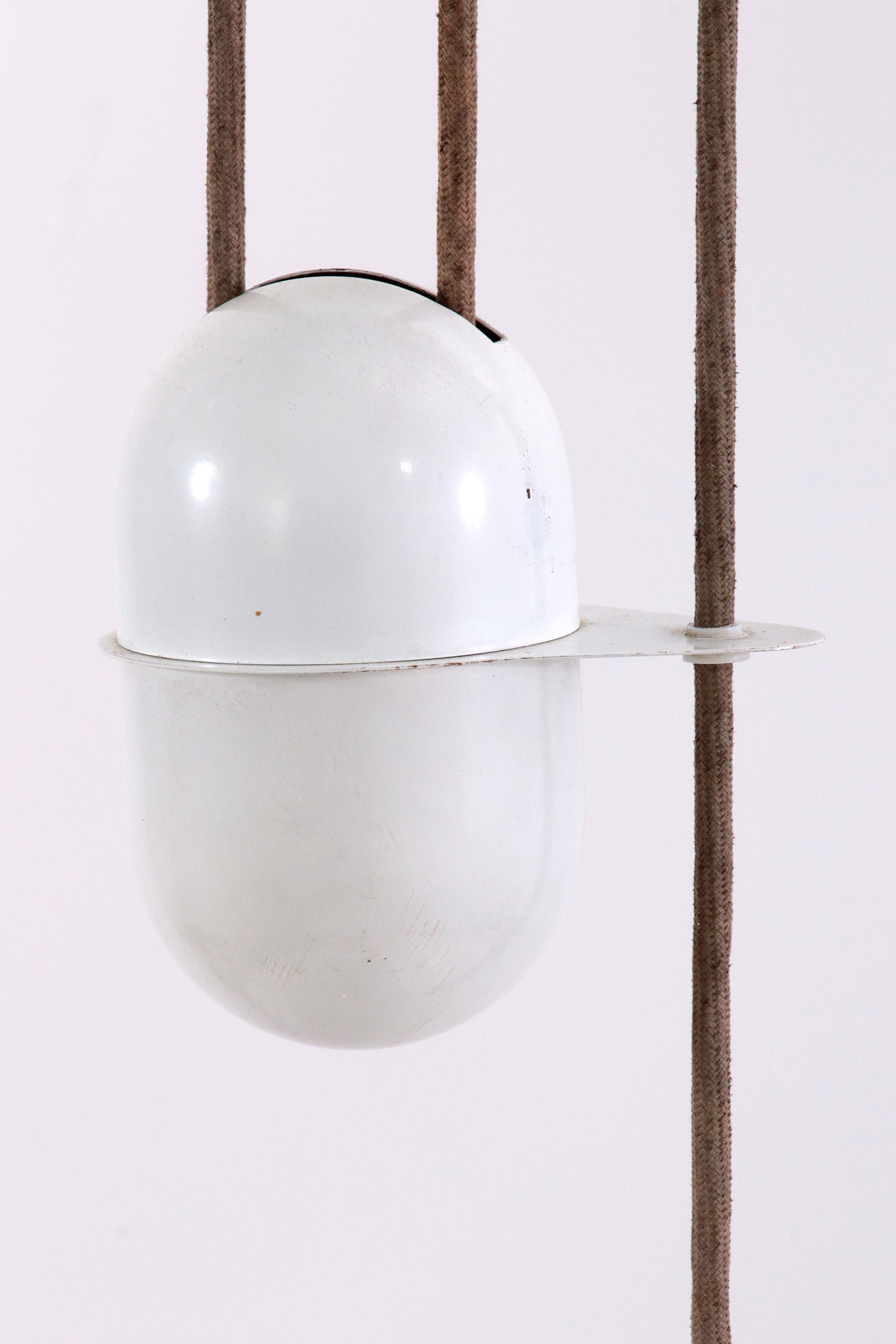 Iconic 1960s Counterweight Pendant Lamp by Goffredo Reggiani