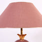 Large Italian Vintage Porcelain Lamp with Gold Detail