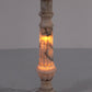 Italian Marble Column with Lighting 1950s