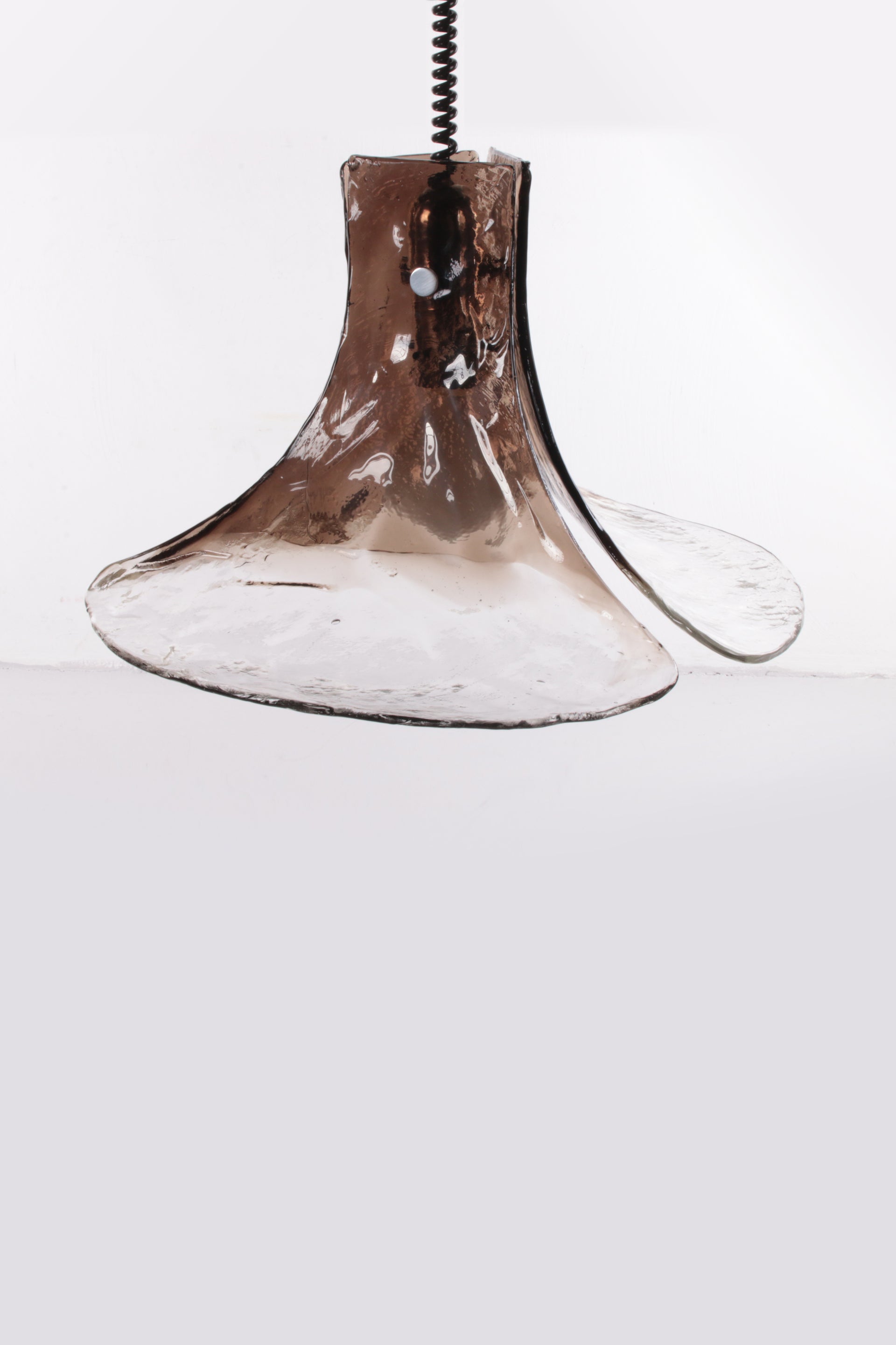 Mid-Century Glass Pendant Lamp by J.T. Kalmar, 1960