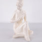 White Female statue made of ceramic around 1960