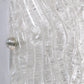 XXL Ice Wall Lamp by Hillebrand 60 cm long made in 1960