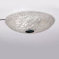 Vintage Ceiling light with chrome and murano glass, 1960s