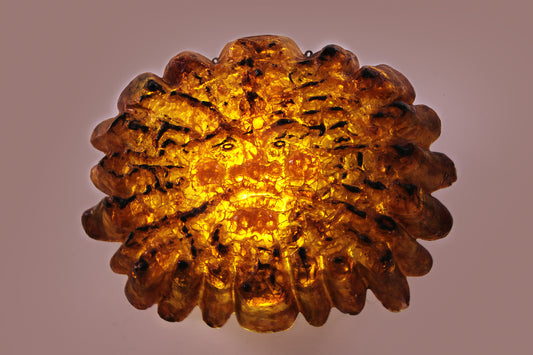 Wall Decoration Lamp Design by Matius Made of Resin, 1970 France