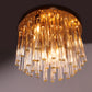 Beautiful crystal chandelier or ceiling lamp 1960, Germany