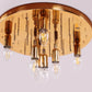 Beautiful crystal chandelier or ceiling lamp 1960, Germany