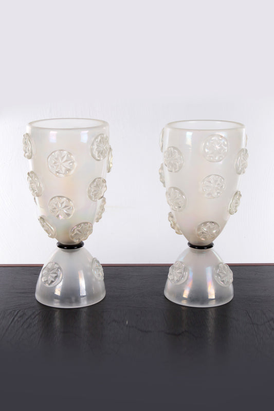 Murano glazen tafellampen van Barovier & Toso,