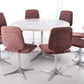 Set of 8 Chairs with table by Horst Bruning Chair Model Sedia for cor.