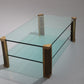 Peter Ghyzcy Brass Salontable model T14D 1970 Dutch Design